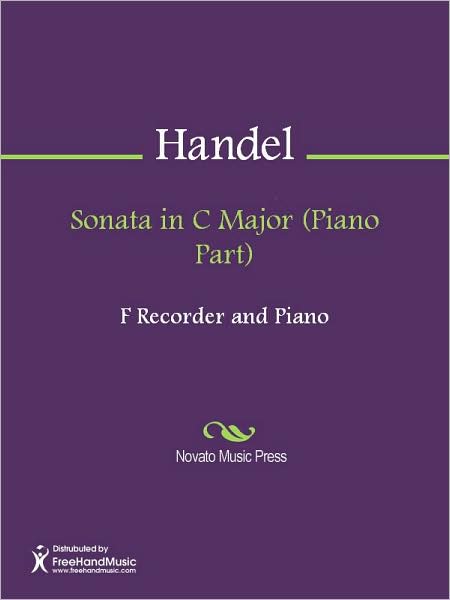 Sonata in C Major (Piano Part)
