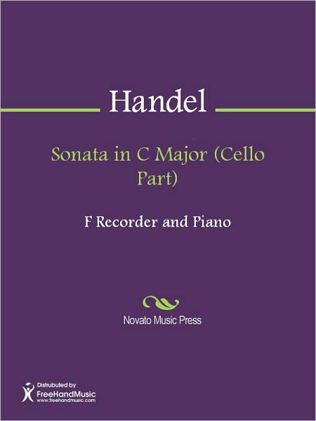 Sonata in C Major (Cello Part)