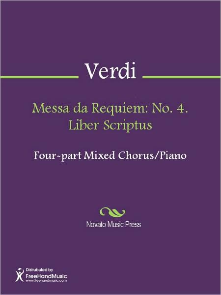 Messa da Requiem: No. 4. Liber Scriptus
