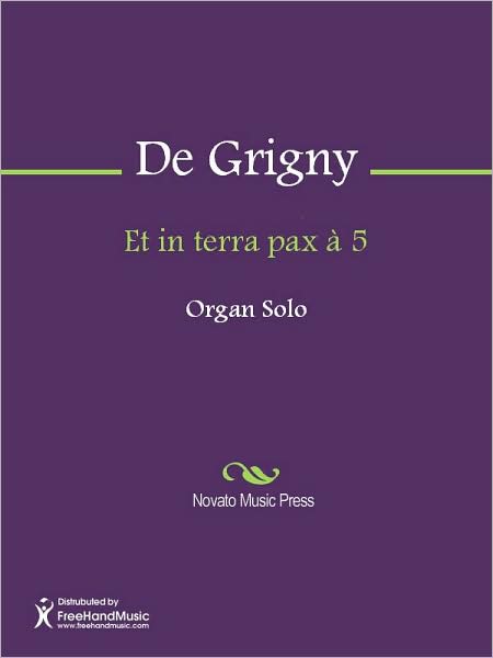 Et in terra pax a 5