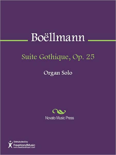Suite Gothique, Op. 25