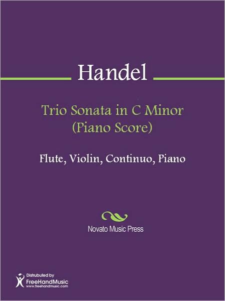Trio Sonata in C Minor (Piano Score)