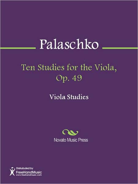 Ten Studies for the Viola, Op. 49