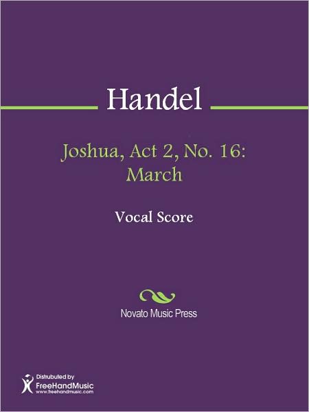 Joshua, Act 2, No. 16: March