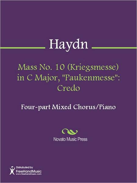 Mass No. 10 (Kriegsmesse) in C Major, "Paukenmesse": Credo