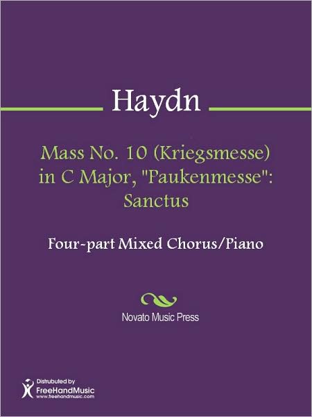Mass No. 10 (Kriegsmesse) in C Major, "Paukenmesse": Sanctus