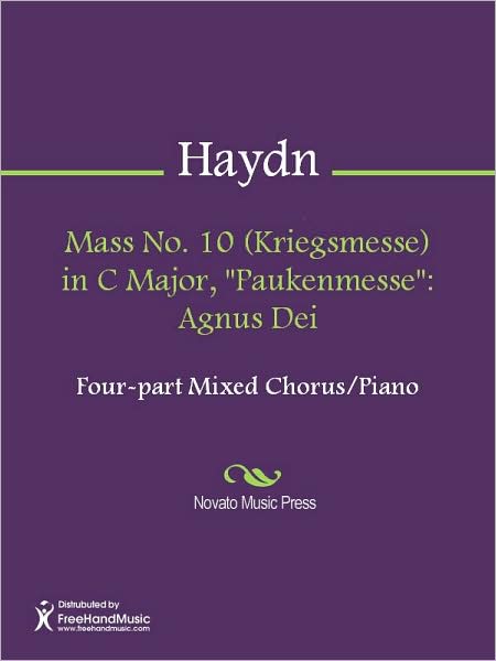 Mass No. 10 (Kriegsmesse) in C Major, "Paukenmesse": Agnus Dei