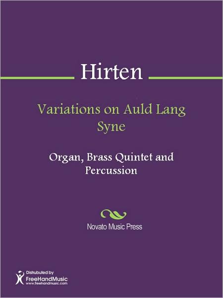 Variations on Auld Lang Syne