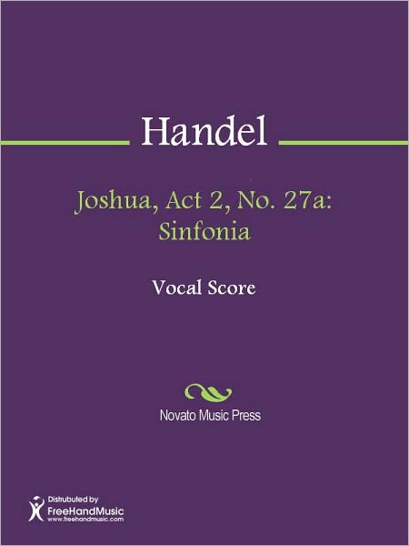Joshua, Act 2, No. 27a: Sinfonia