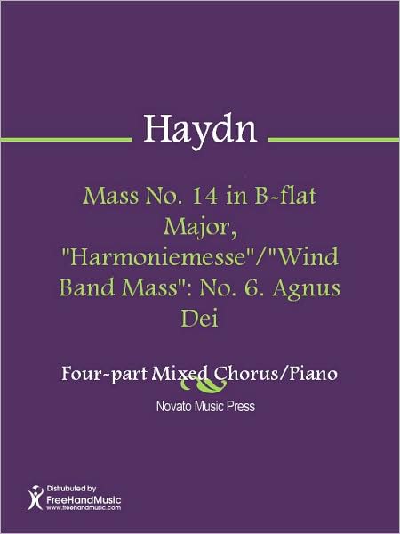 Mass No. 14 in B-flat Major, "Harmoniemesse"/"Wind Band Mass": No. 6. Agnus Dei