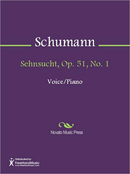 Sehnsucht, Op. 51, No. 1