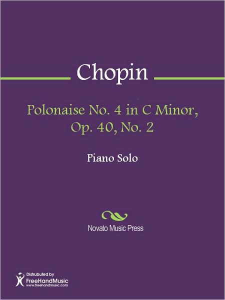 Polonaise No. 4 in C Minor, Op. 40, No. 2