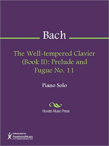 The Well-tempered Clavier (Book II): Prelude and Fugue No. 11