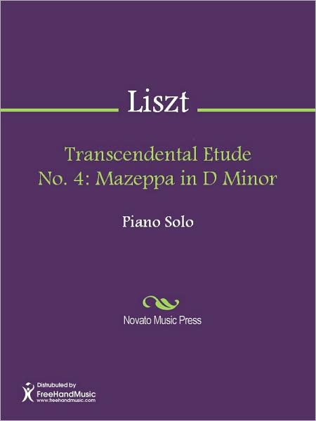 Transcendental Etude No. 4: Mazeppa in D Minor