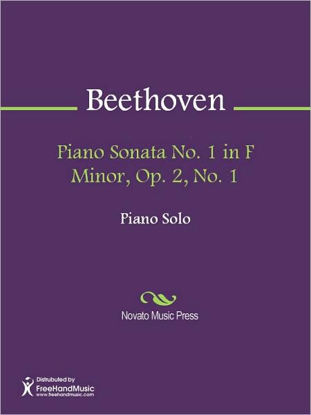 Piano Sonata No. 1 in F Minor, Op. 2, No. 1
