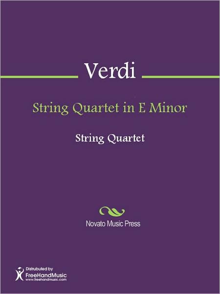 String Quartet in E Minor