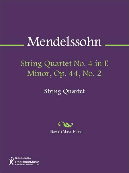 String Quartet No. 4 in E Minor, Op. 44, No. 2