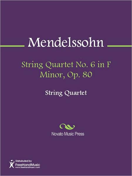 String Quartet No. 6 in F Minor, Op. 80