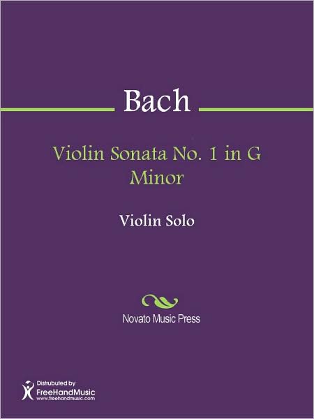 Violin Sonata No. 1 in G Minor