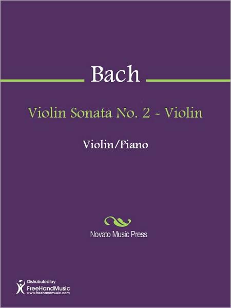 Violin Sonata No. 2 - Violin