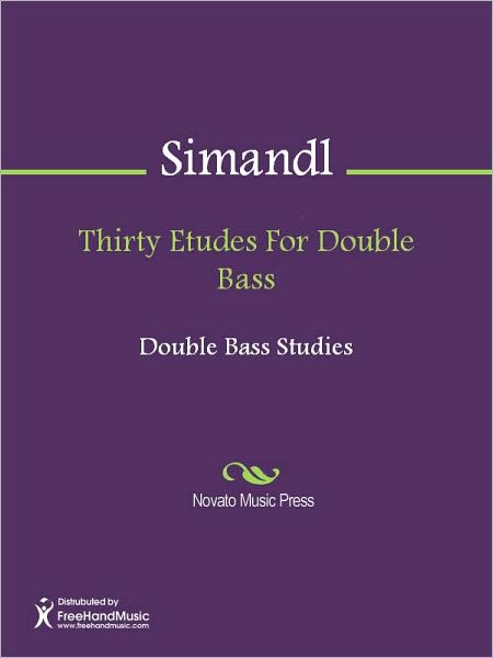 Thirty Etudes For Double Bass