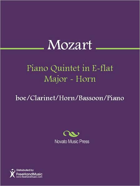 Piano Quintet in E-flat Major - Horn