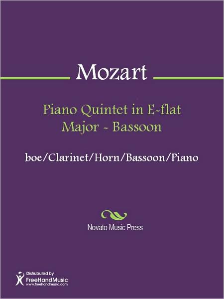 Piano Quintet in E-flat Major - Bassoon