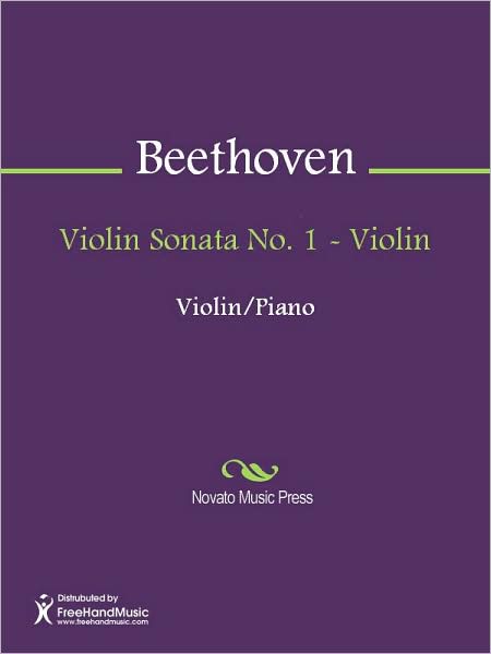 Violin Sonata No. 1 - Violin