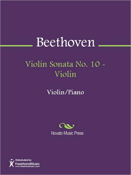 Violin Sonata No. 10 - Violin