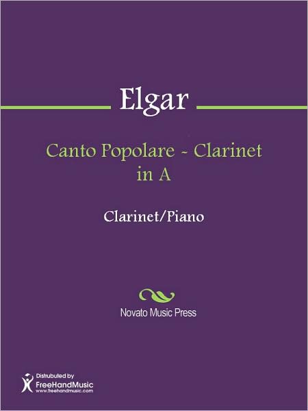 Canto Popolare - Clarinet in A