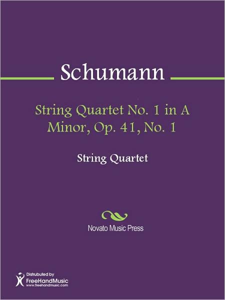 String Quartet No. 1 in A Minor, Op. 41, No. 1