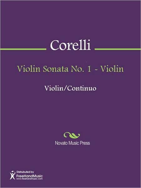 Violin Sonata No. 1 - Violin