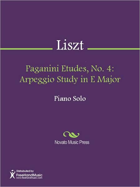 Paganini Etudes, No. 4: Arpeggio Study in E Major
