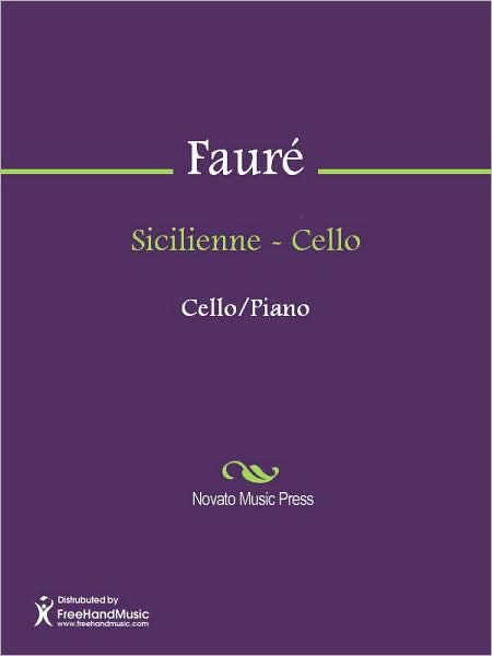 Sicilienne - Cello