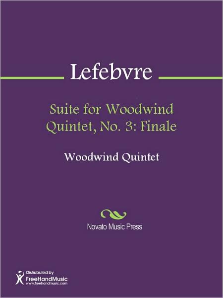 Suite for Woodwind Quintet, No. 3: Finale