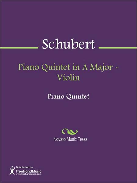Piano Quintet in A Major - Violin