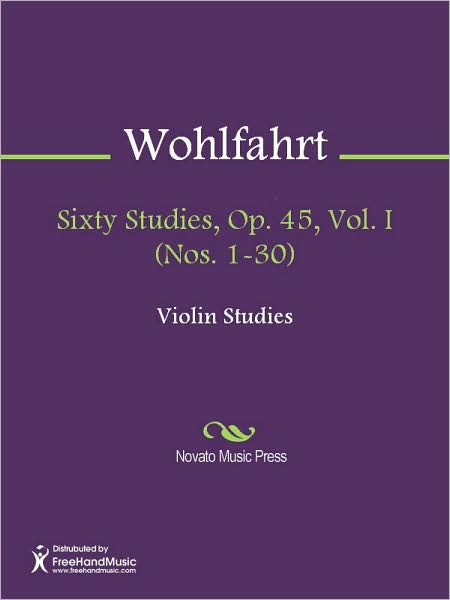 Sixty Studies, Op. 45, Vol. I (Nos. 1-30)