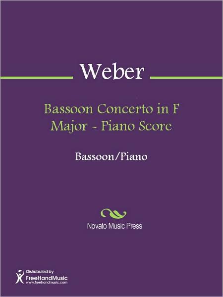 Bassoon Concerto in F Major - Piano Score
