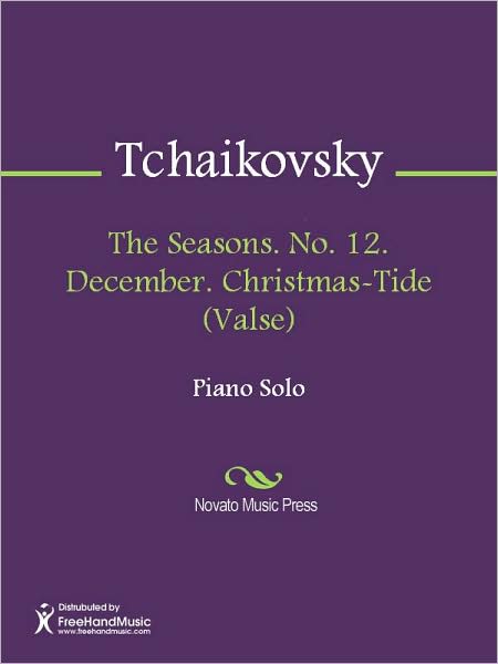 The Seasons. No. 12. December. Christmas-Tide (Valse)