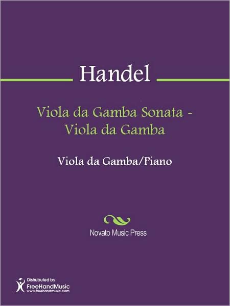 Viola da Gamba Sonata - Viola da Gamba