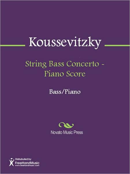 String Bass Concerto - Piano Score