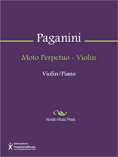 Moto Perpetuo - Violin
