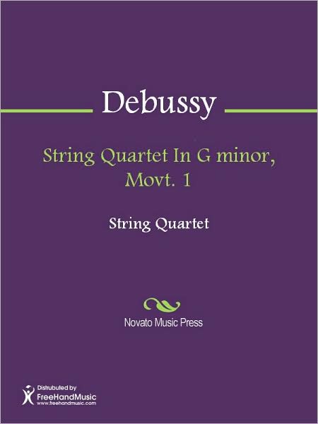 String Quartet In G minor, Movt. 1