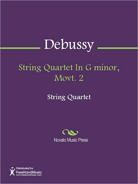String Quartet In G minor, Movt. 2