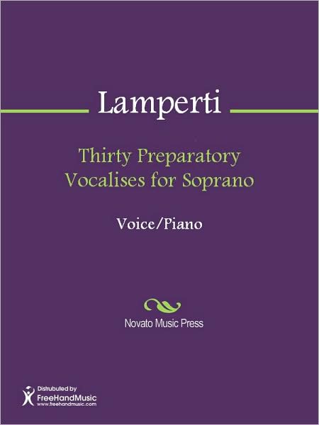 Thirty Preparatory Vocalises for Soprano