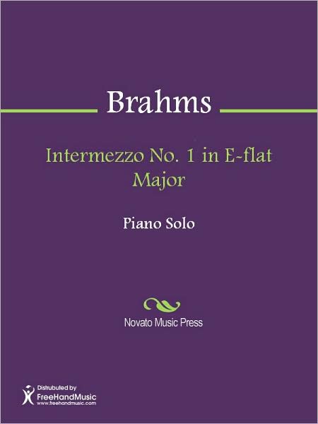 Intermezzo No. 1 in E-flat Major