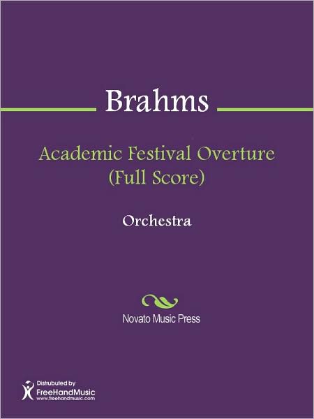 Academic Festival Overture (Full Score)