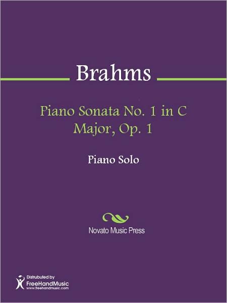 Piano Sonata No. 1 in C Major, Op. 1