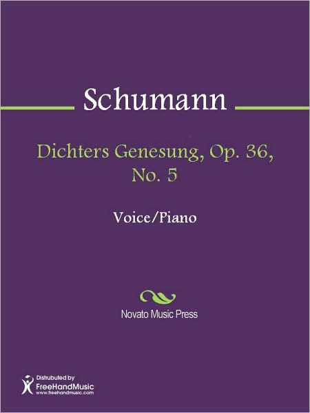 Dichters Genesung, Op. 36, No. 5