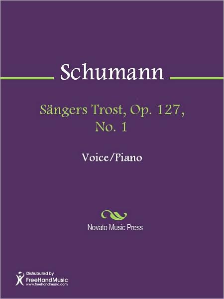 Sangers Trost, Op. 127, No. 1